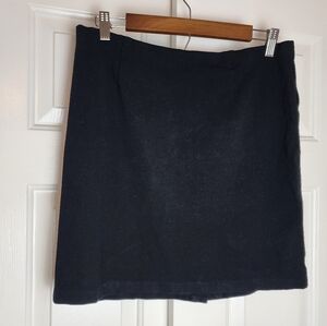 J.Jill Classic Black Straight Pencil Stretch Elastic Waist Women's Skirt Size SP